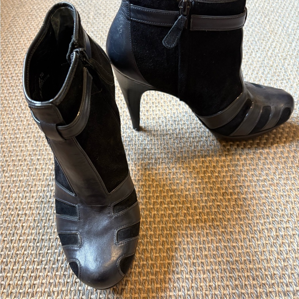 Women's Cole Haan High Heeled Booties with NikeAir - Size 7B